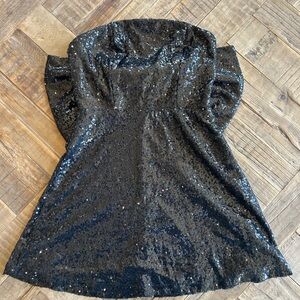 Altar'd State Elegant Black Dress